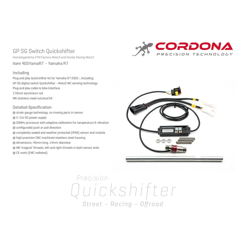Cordona Quickshifter Yamaha R7-2021/22