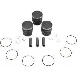 Kit de 3 pistons complet Wiseco  pour KAWASAKI 500H1  K101