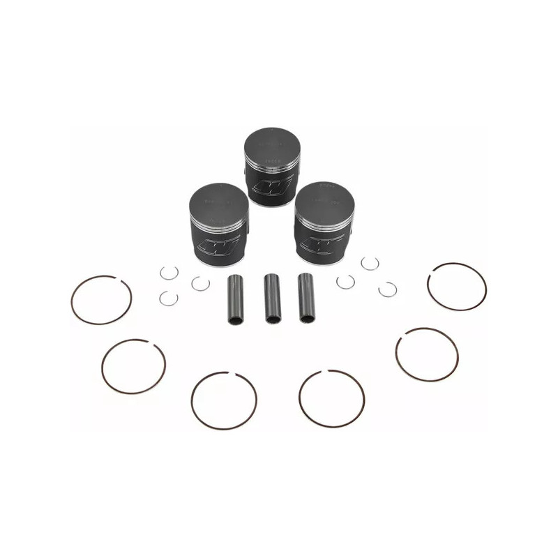 Kit de 3 pistons complet Wiseco  pour KAWASAKI 500H1  K101