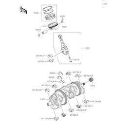 4 Bielles Pankl Titane Kawasaki ZX-10RR
