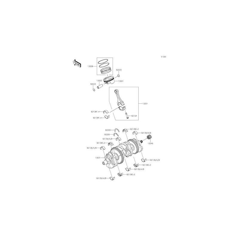 4 Bielles Pankl Titane Kawasaki ZX-10RR